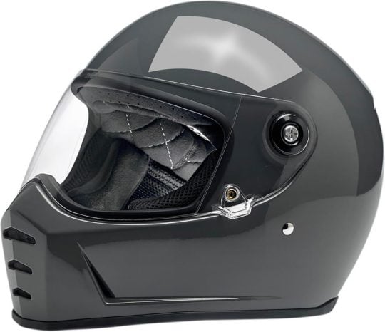 Main image of Biltwell Lane Splitter Helmet (Gloss Storm Grey)