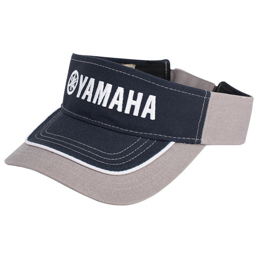 Main image of 2021 Yamaha Two-Tone Visor (Navy/Gray)