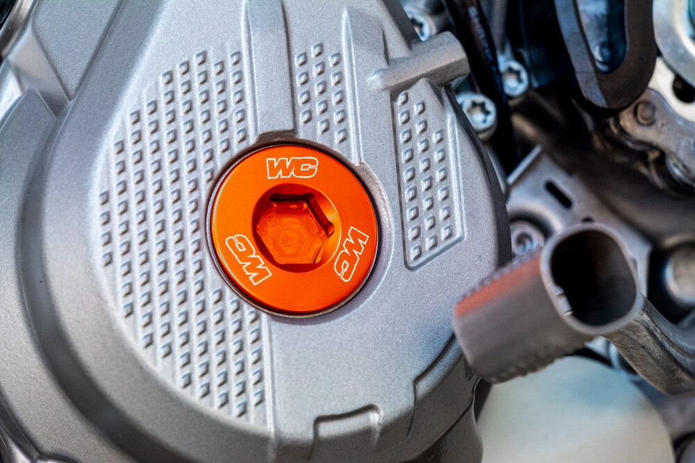 Main image of Works Connection Engine Plug KTM (Orange)