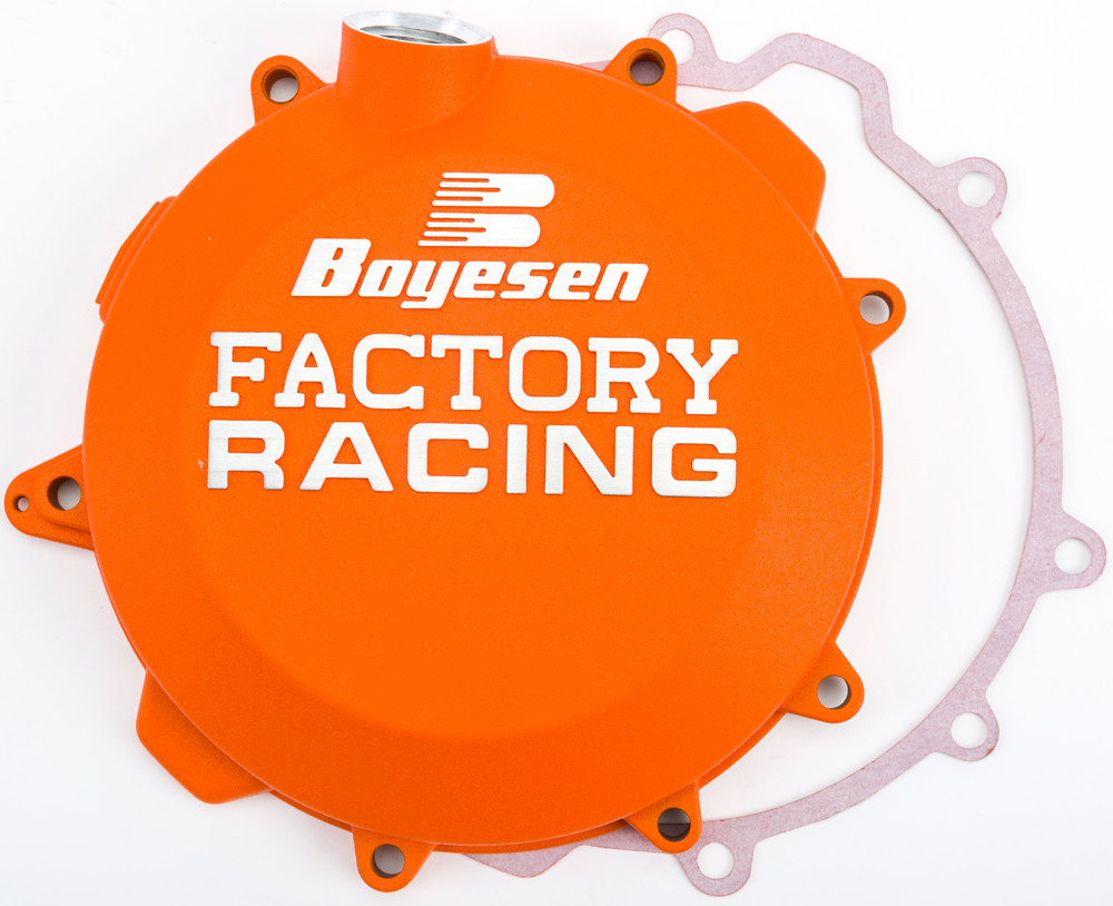 Main image of Boyesen Factory Racing Clutch Cover KTM 17-22 (Orange)