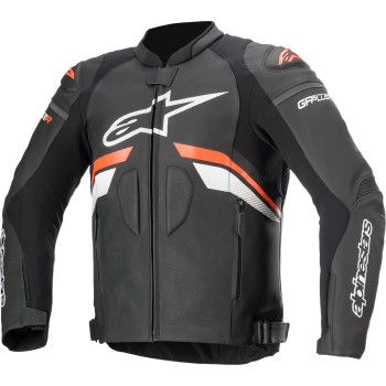 Main image of 2021 Alpinestars GP Plus R V3 Leather Jackets (Black/FluoRed/White)