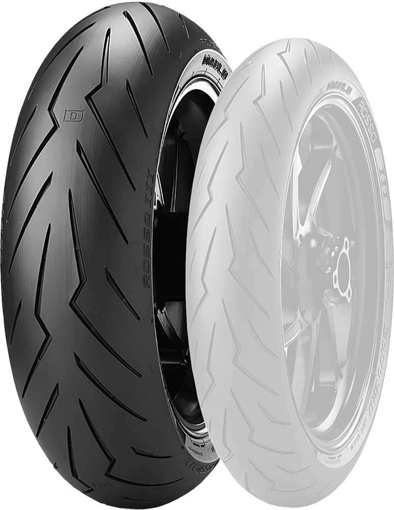 Main image of Pirelli Diablo Rosso III Rear Tire 190/55ZR17 (75W) Radial