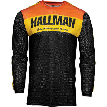 Main image of 2022 Thor Hallman Tap'd Air Jersey (Black/Orange)