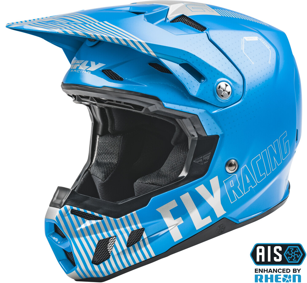 Main image of Fly Racing Youth Formula CC Helmet (Blue/Grey)