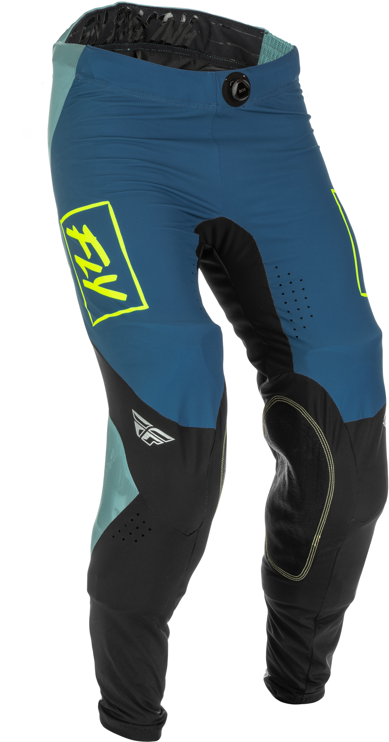 Main image of Fly Racing Lite Pants (Grey/Teal/Yellow)