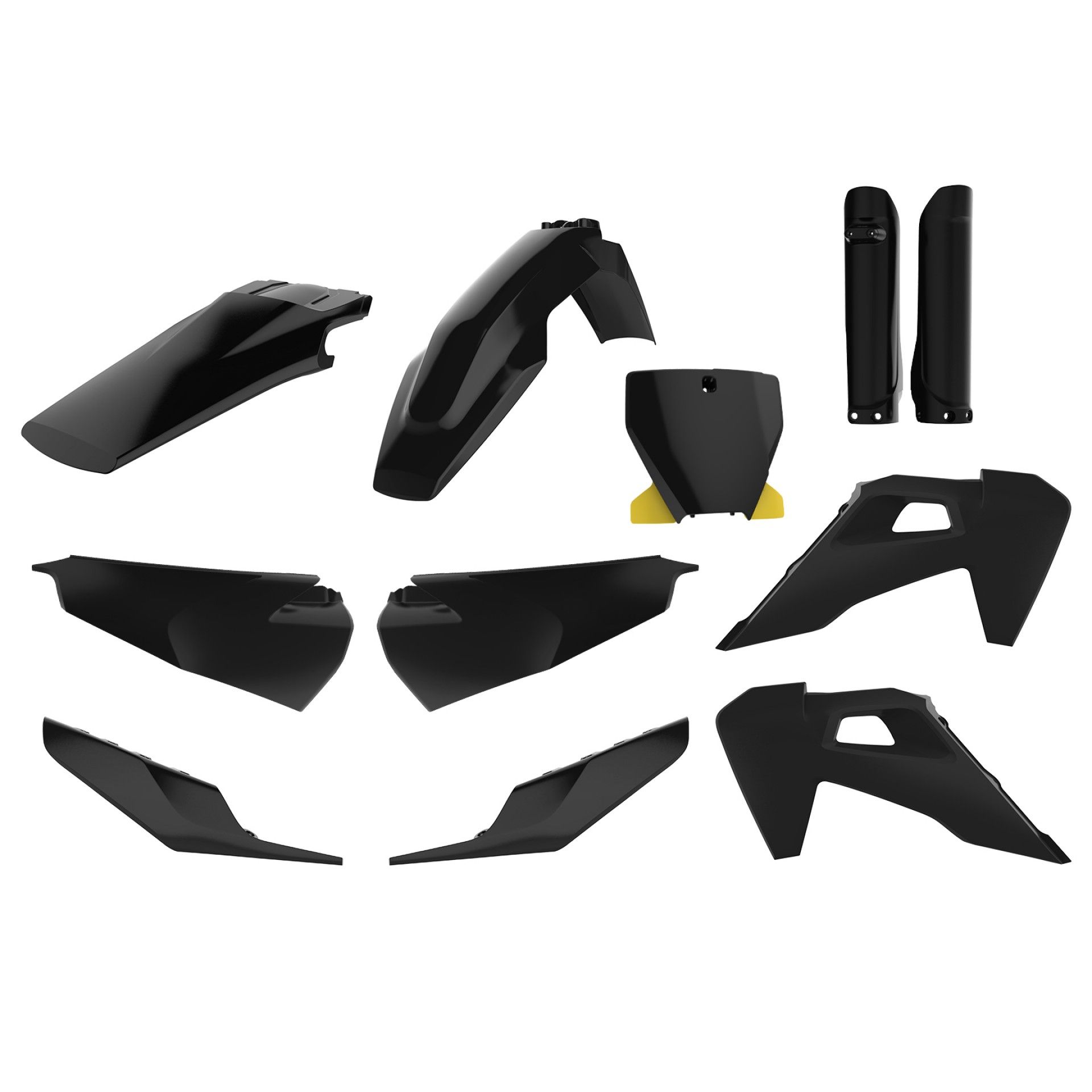 Main image of Polisport Plastic Kit (Black) HQV TC/FC 19-22