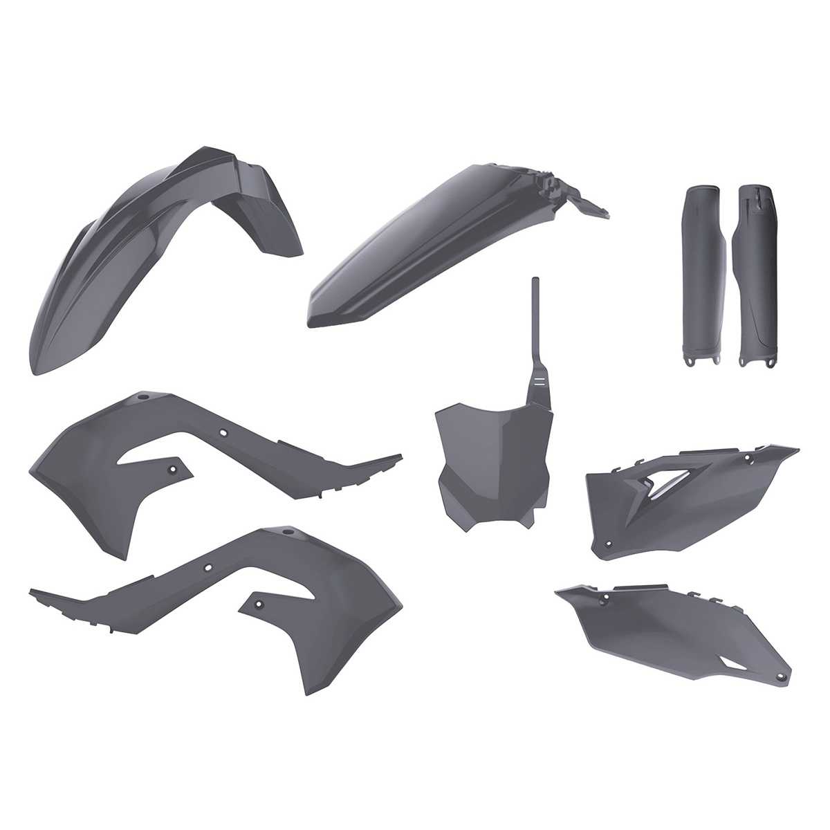 Main image of Polisport Plastic Kit (Nardo Grey) KX450F 19-22