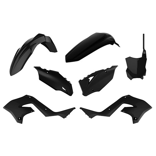 Main image of Polisport MX Restyling Kit (Black) KX125/250 03-08