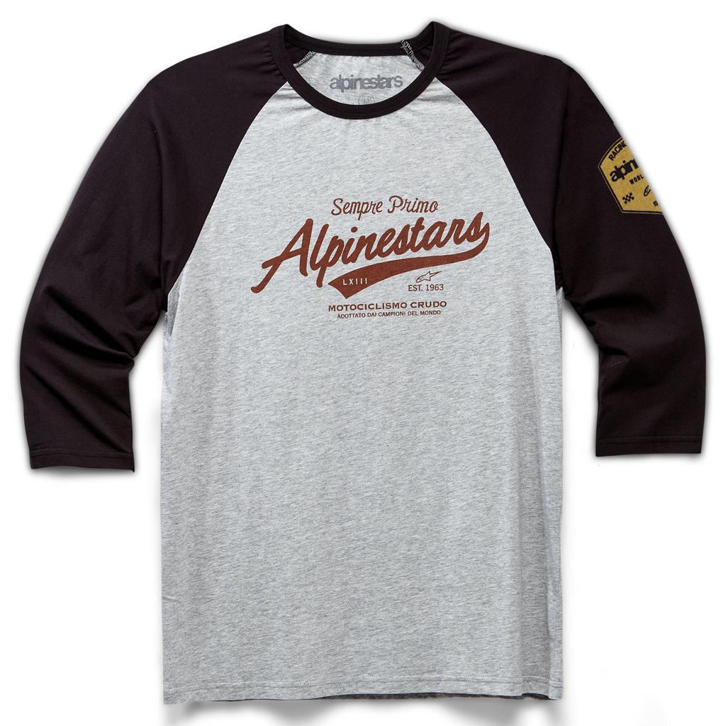 Main image of 2021 Alpinestars Script Baseball Tee (Black/Gray)