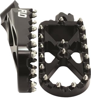 Main image of Flo Motorsports Adventure/Snow Footpegs (Black) KX