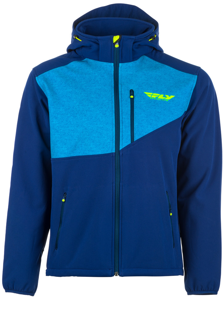 Main image of Fly Racing Fly Checkpoint Jacket (Blue/Hi-Vis)