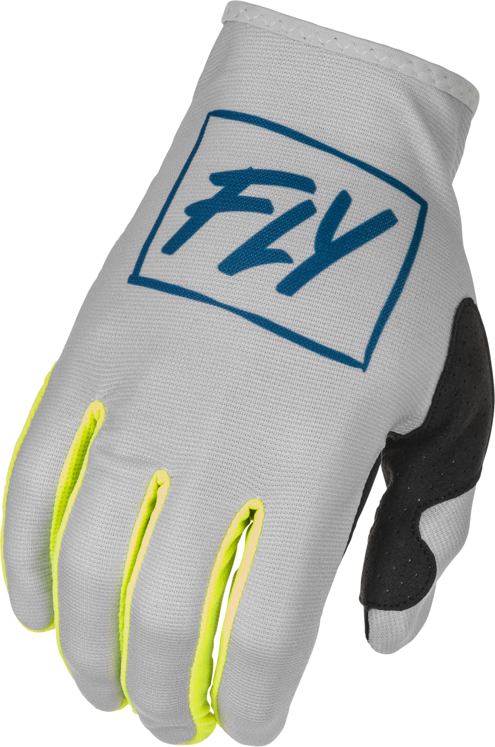 Main image of Fly Racing Lite Gloves (Grey/Teal/Yellow)