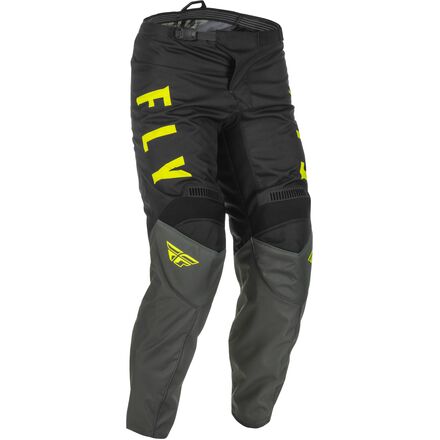 Main image of Fly Racing Youth F-16 Pants (Grey/Black/Yellow)