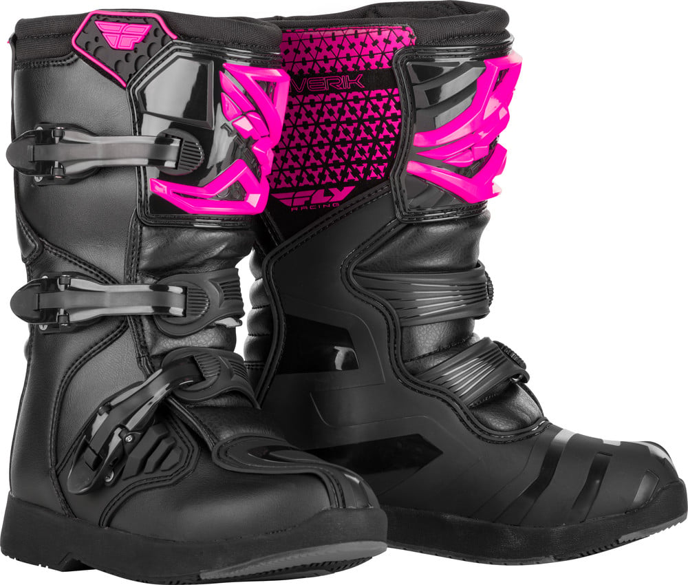 Main image of Fly Racing Youth Maverick Boots (Pink/Black)