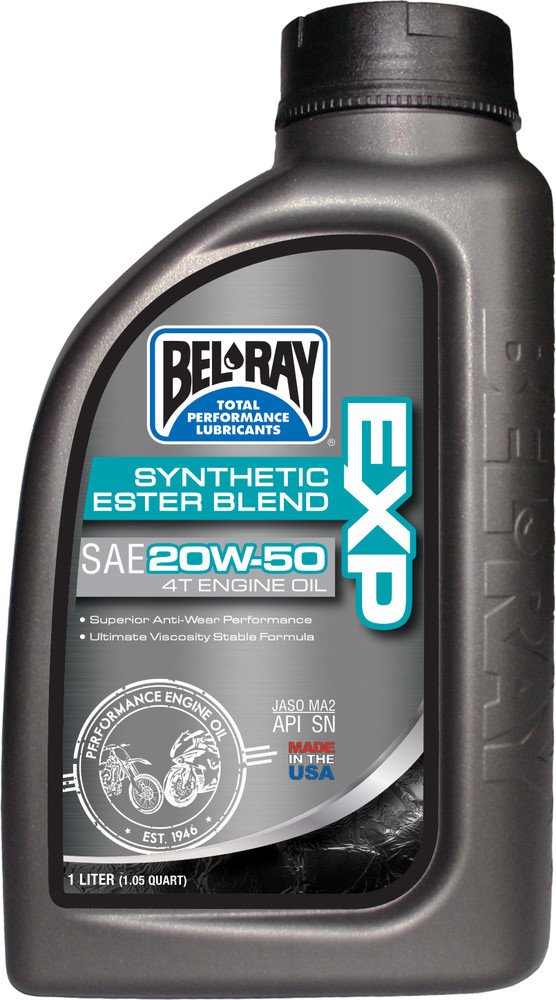 Main image of Bel-Ray EXP Synthetic Ester Blend 4T Engine Oil 20W-50 1L