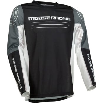 Main image of 2022 Moose Racing Sahara Jersey (Black/White)