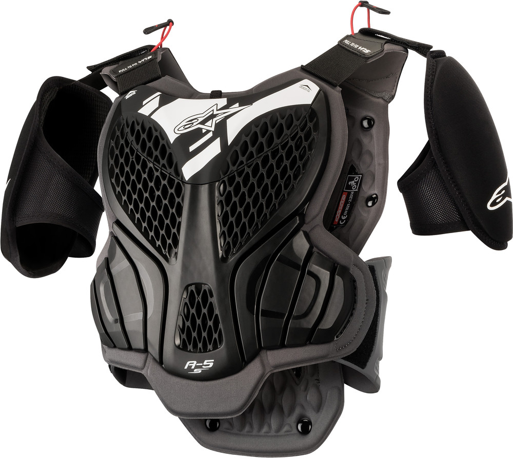 Main image of Alpinestars A-5 Youth Body Armor (Black/Grey)