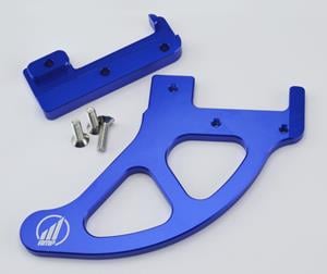 Main image of AMP Billet Clamp-on Rear Rotor Guard (Blue) KTM/HQV 14-22