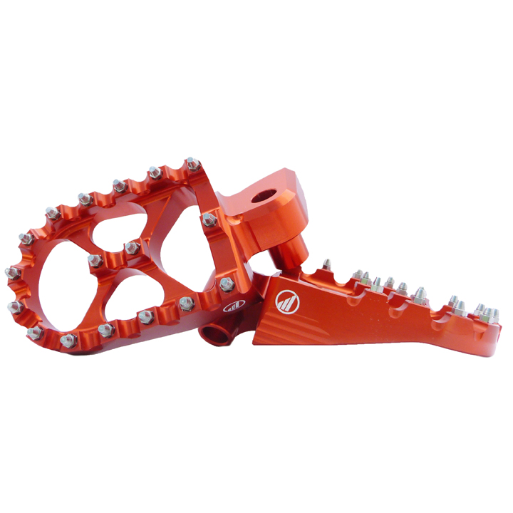 AOMC.mx AMP Billet Footpegs (Orange) KTM 1622