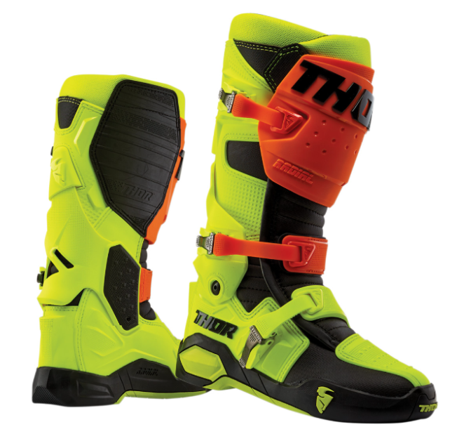 Main image of 2022 Thor Radial Boots (Yellow/Orange)