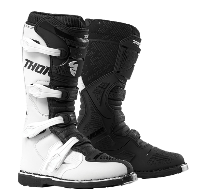 Main image of 2022 Thor Youth Blitz XP Boots (White/Black)