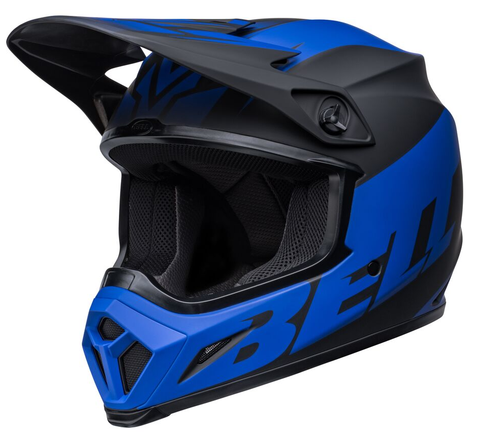 Main image of 2022 Bell MX-9 MIPS Disrupt Helmet (Black/Blue)