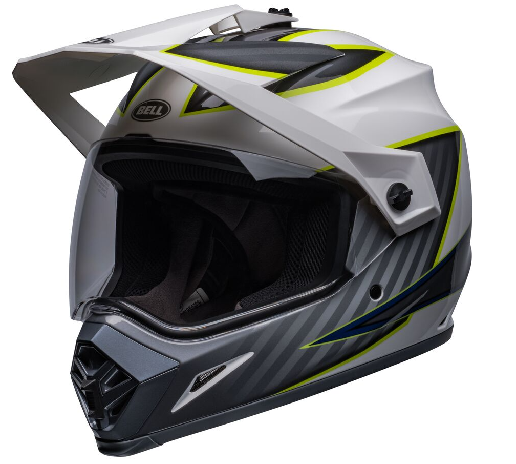 Main image of 2022 Bell MX-9 Dalton Adventure MIPS Helmet (White/Yellow)