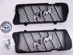 Main image of Bullet Proof Designs Radiator Guards (Black) KTM 08-15