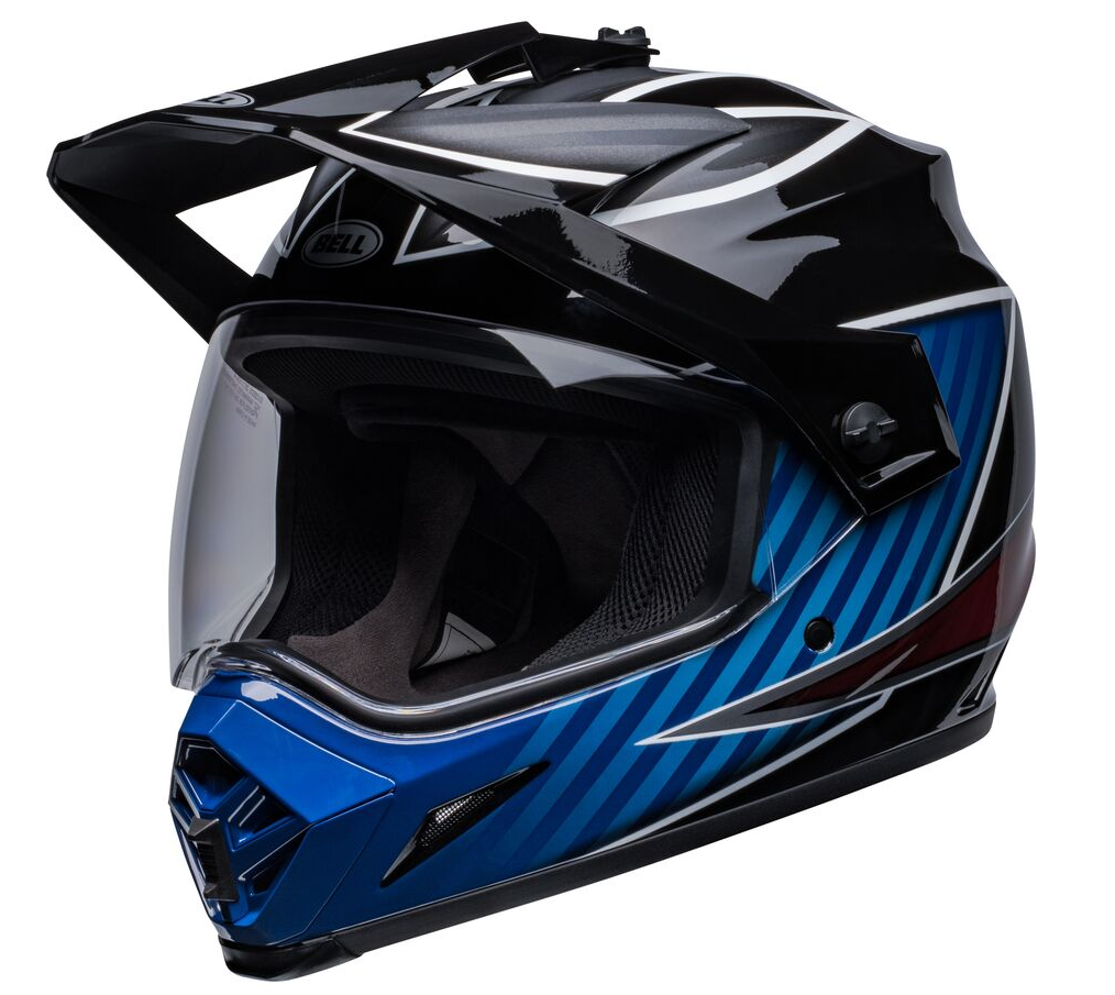 Main image of 2022 Bell MX-9 Dalton Adventure MIPS Helmet (Black/Blue)