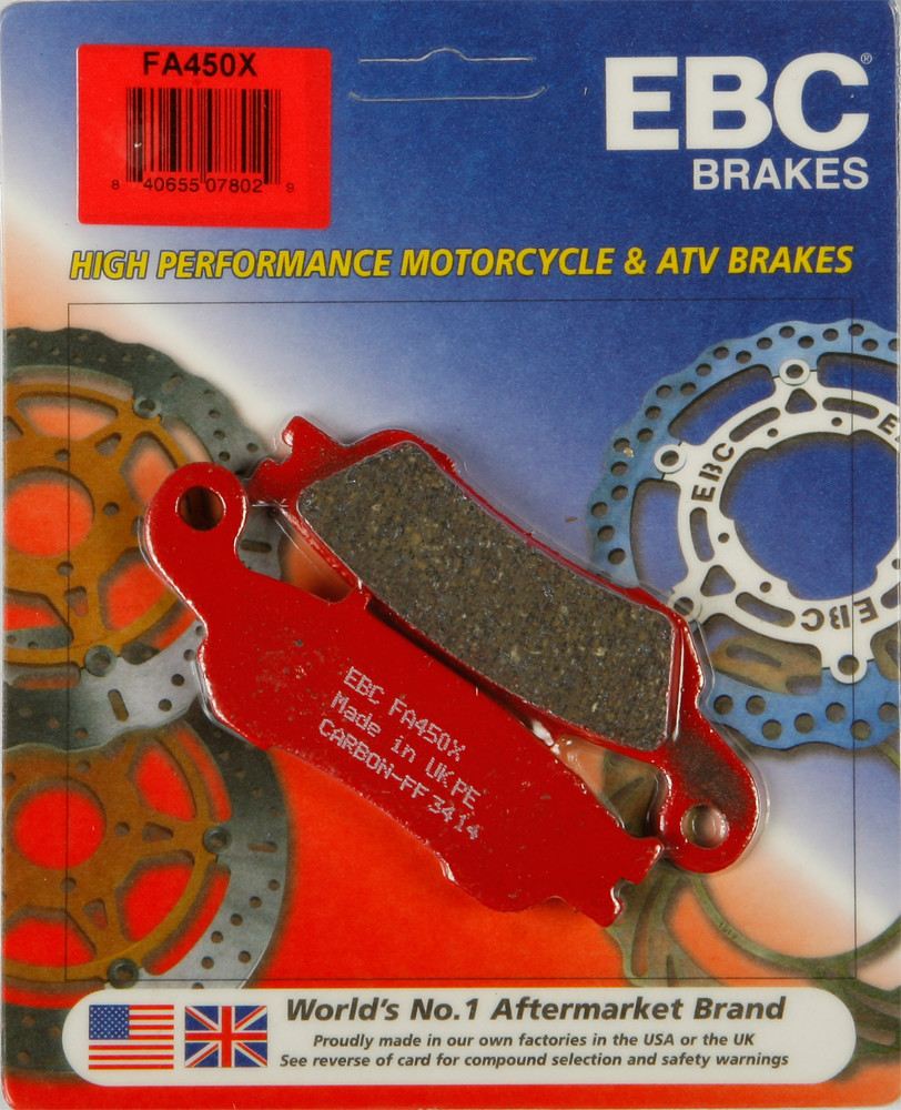 Main image of EBC Carbon Front Brake Pads YZ 08-20