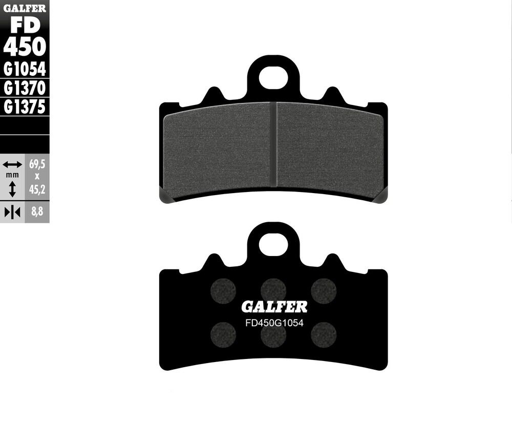 Main image of Galfer Semi-Metallic Front Brake Pads KTM/HQV 390/401