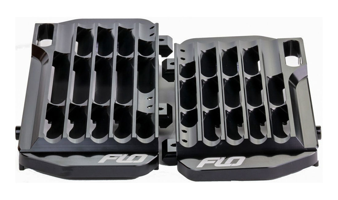 Main image of Flo High Flow Radiator Braces (Black) CRF250/450R 18-20