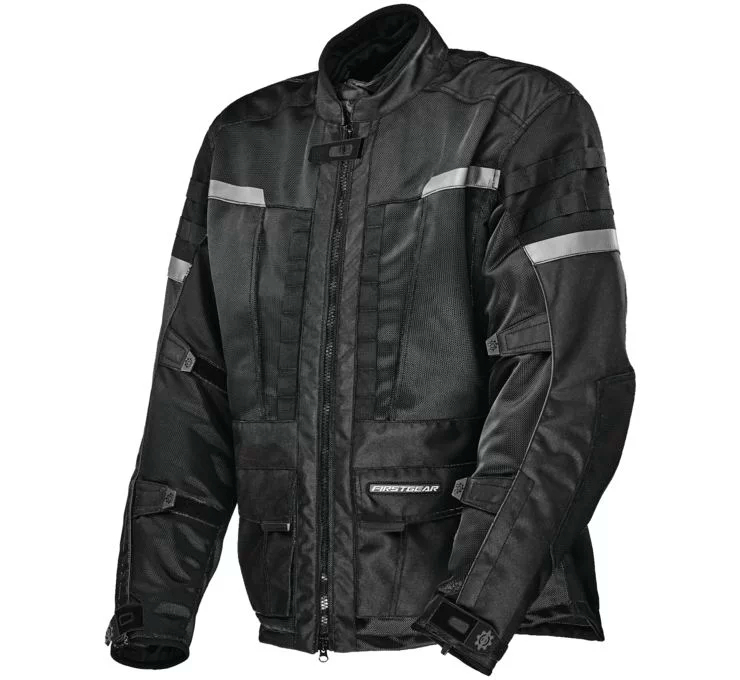 AOMC.mx: First Gear Men's ADV Air Mesh Jacket (Black)