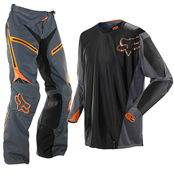 AOMC.mx: 2014 Fox Legion EX Offroad Jersey/Pants Set (BLCK/GR/OR)