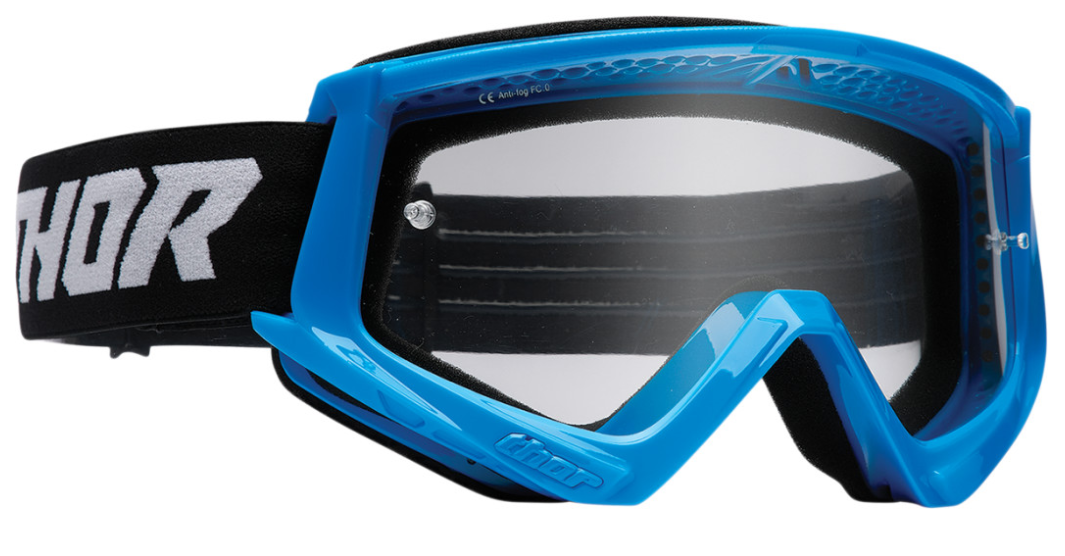 Main image of 2022 Thor Youth Combat Racer Goggle (Black/Blue)