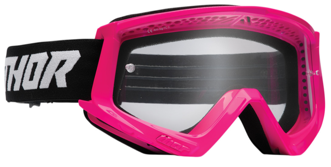 Main image of 2022 Thor Youth Combat Racer Goggle (Black/Pink)