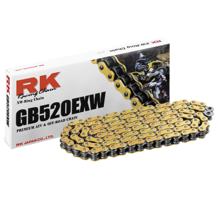 RK 520EXW Gold XW-RING Chain 520x120: AOMC.mx