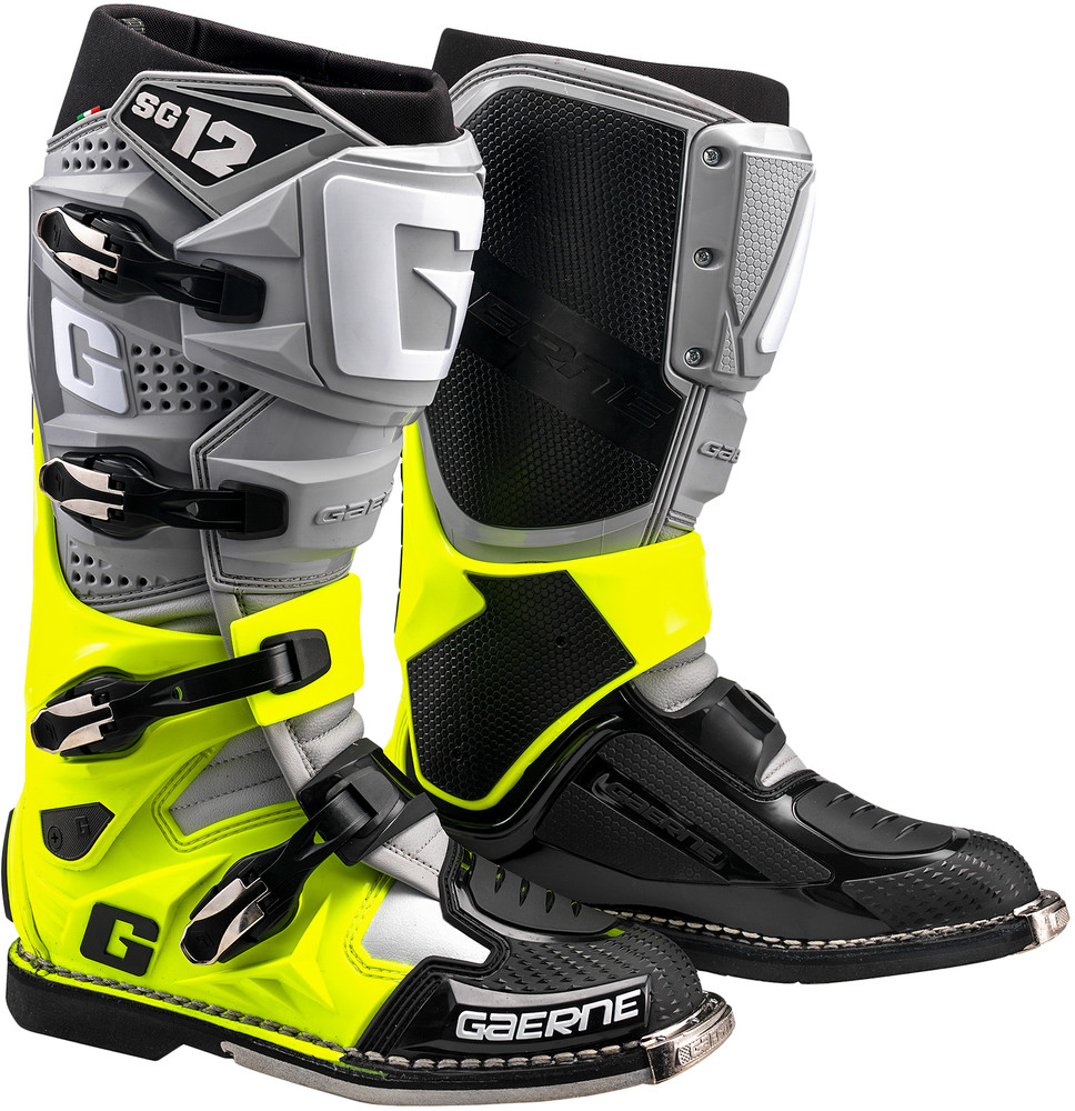 Main image of Gaerne SG-12 Boots (Grey/Yellow/Black)