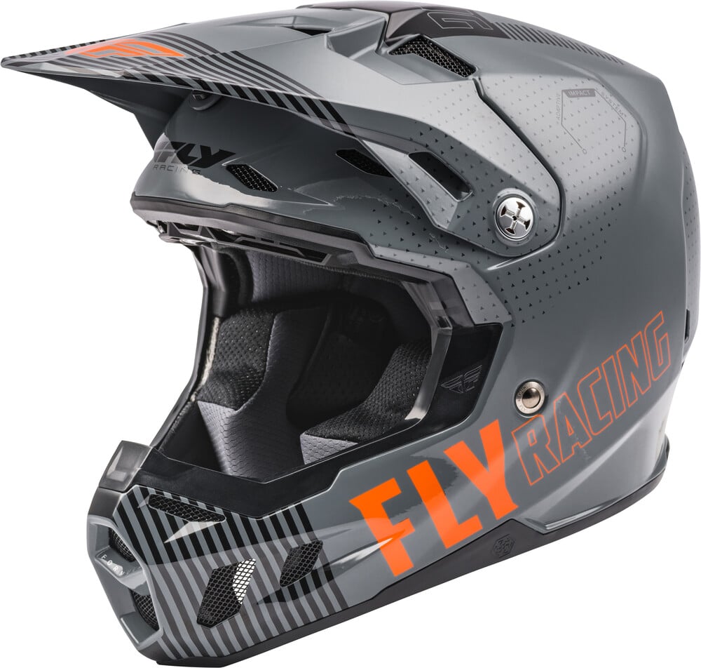 Main image of Fly Racing Formula CC Primary Helmet (Grey/Orange)