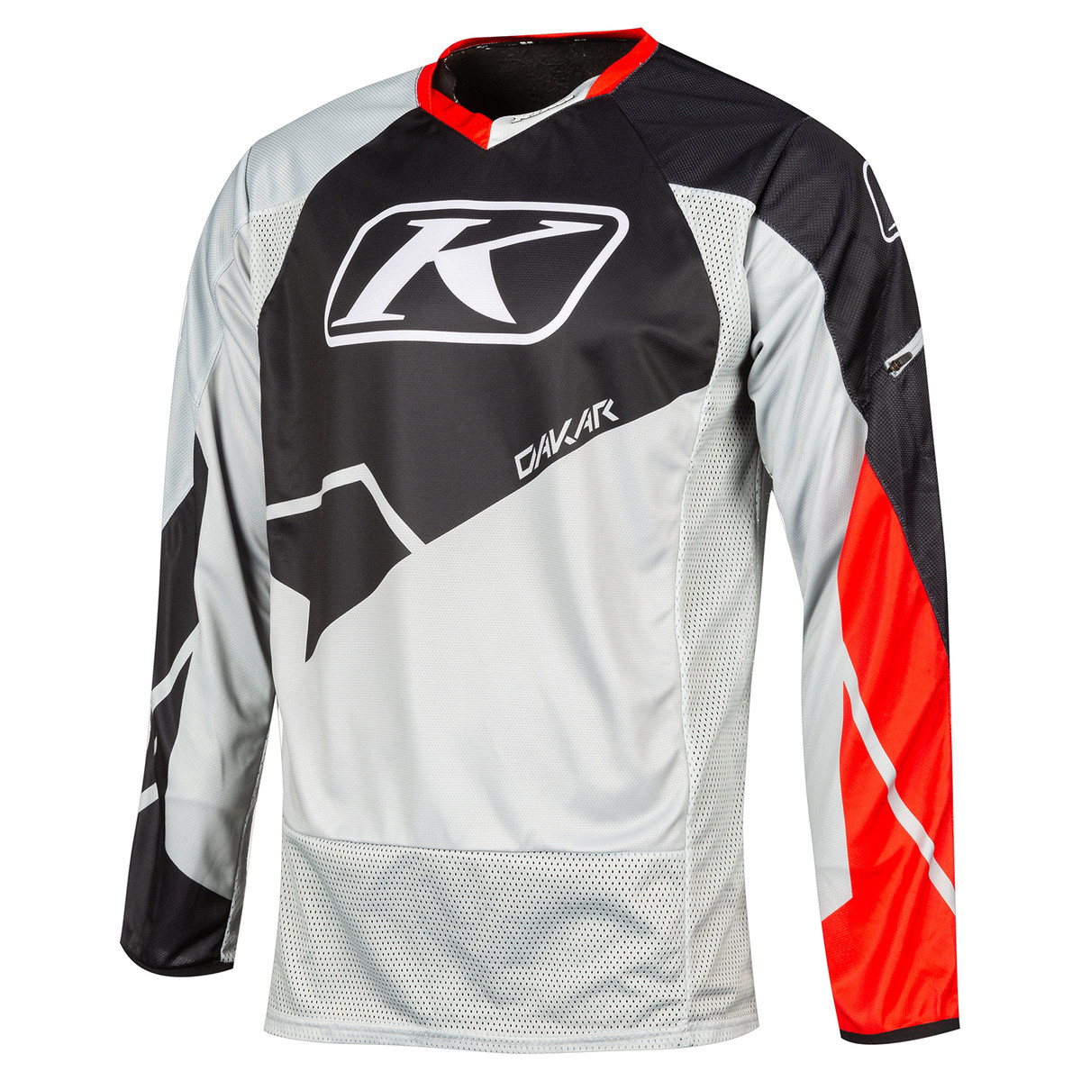 Main image of Klim Dakar Jersey (Grey/Red)