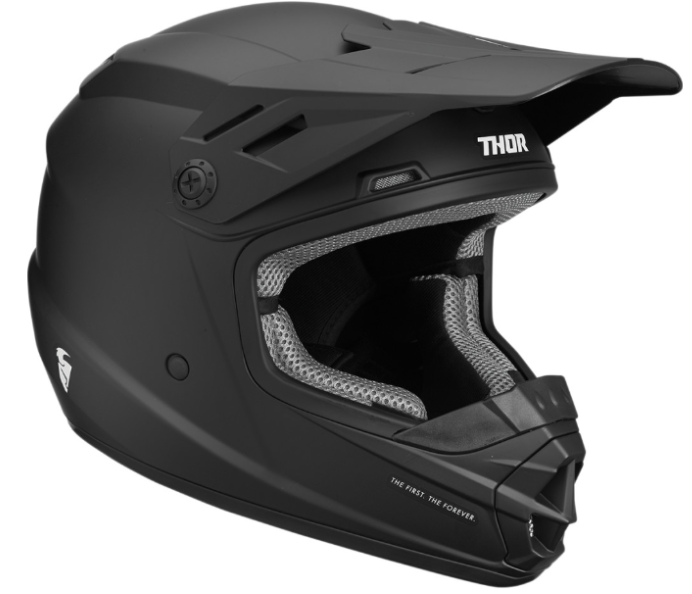 Main image of 2022 Thor Youth Sector Chev MIPS Helmet (Black)