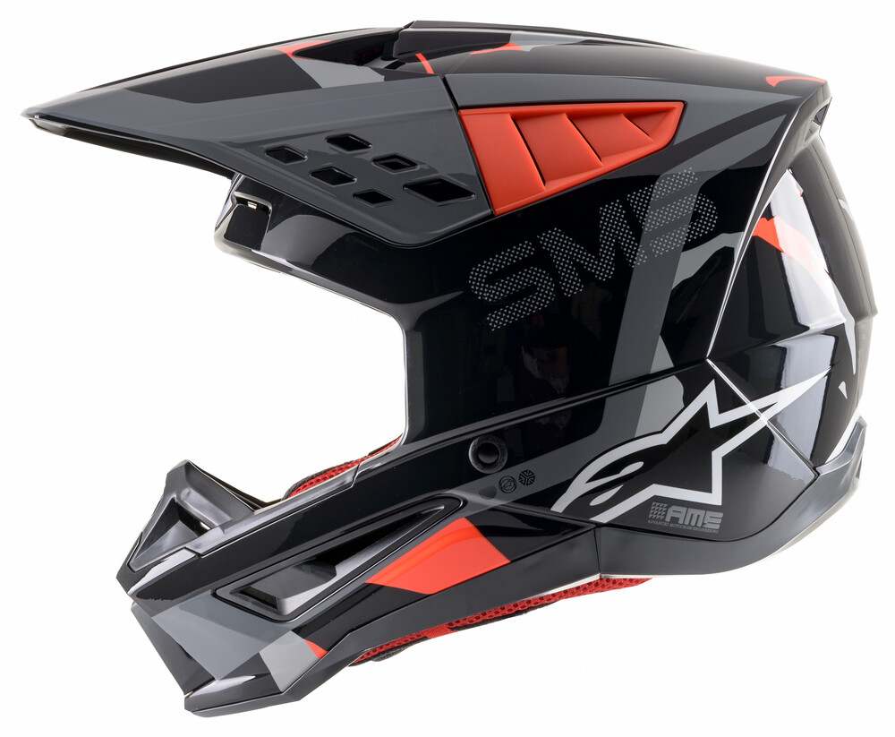 Main image of Alpinestars S-M5 Rover Helmet (Grey/Red/Camo)