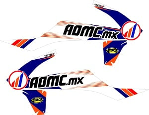 Main image of AOMC.mx 2016 KTM 50 SX Shroud Graphics by Stickman Graphx