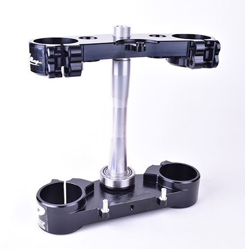 Main image of Ride Engineering Billet Triple Clamps (Black) KX450 19-22