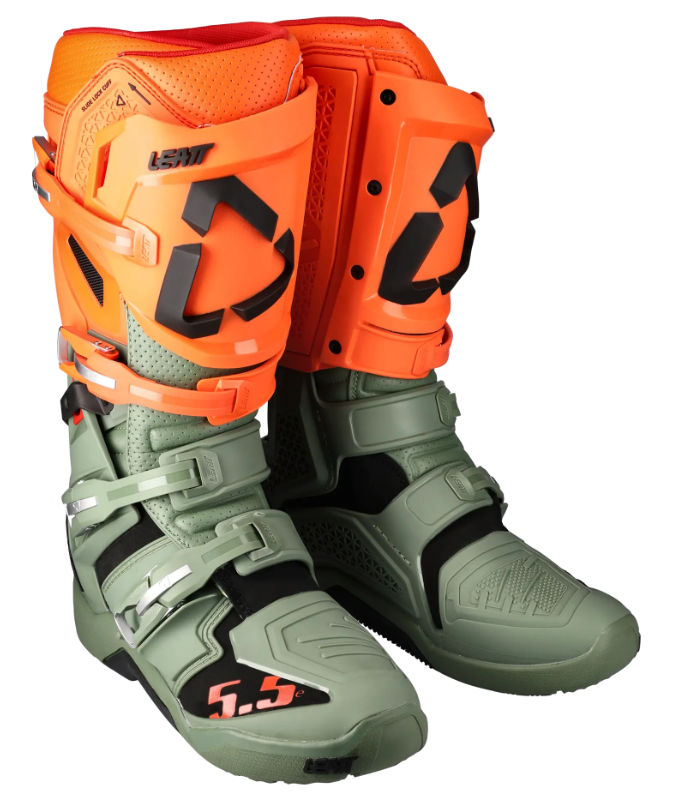 Leatt Boot 5.5 FlexLock Orange Green