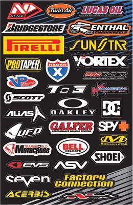 AOMC.mx: Throttle Syndicate Small Logo V.6 Sticker Sheet