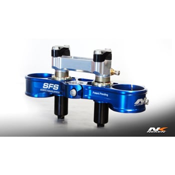 Main image of NKN SFS Air Suspended Triple Clamp Husqvarna (Blue)