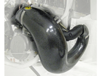 Main image of P3 Carbon Pipe Guard Husqvarna WR 300 10-14