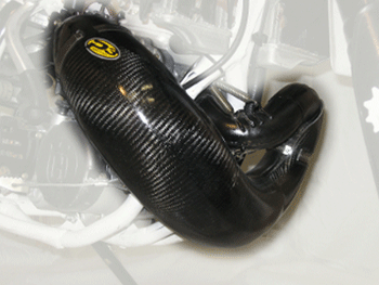 Main image of P3 Carbon Pipe Guard Husqvarna WR 300 2009