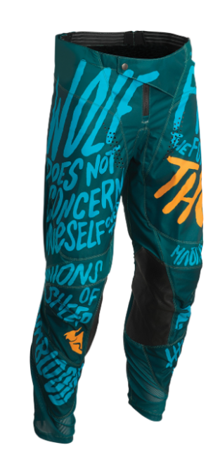 Main image of 2022 Thor Youth Pulse Counting Sheep Pants (Teal/Orange)